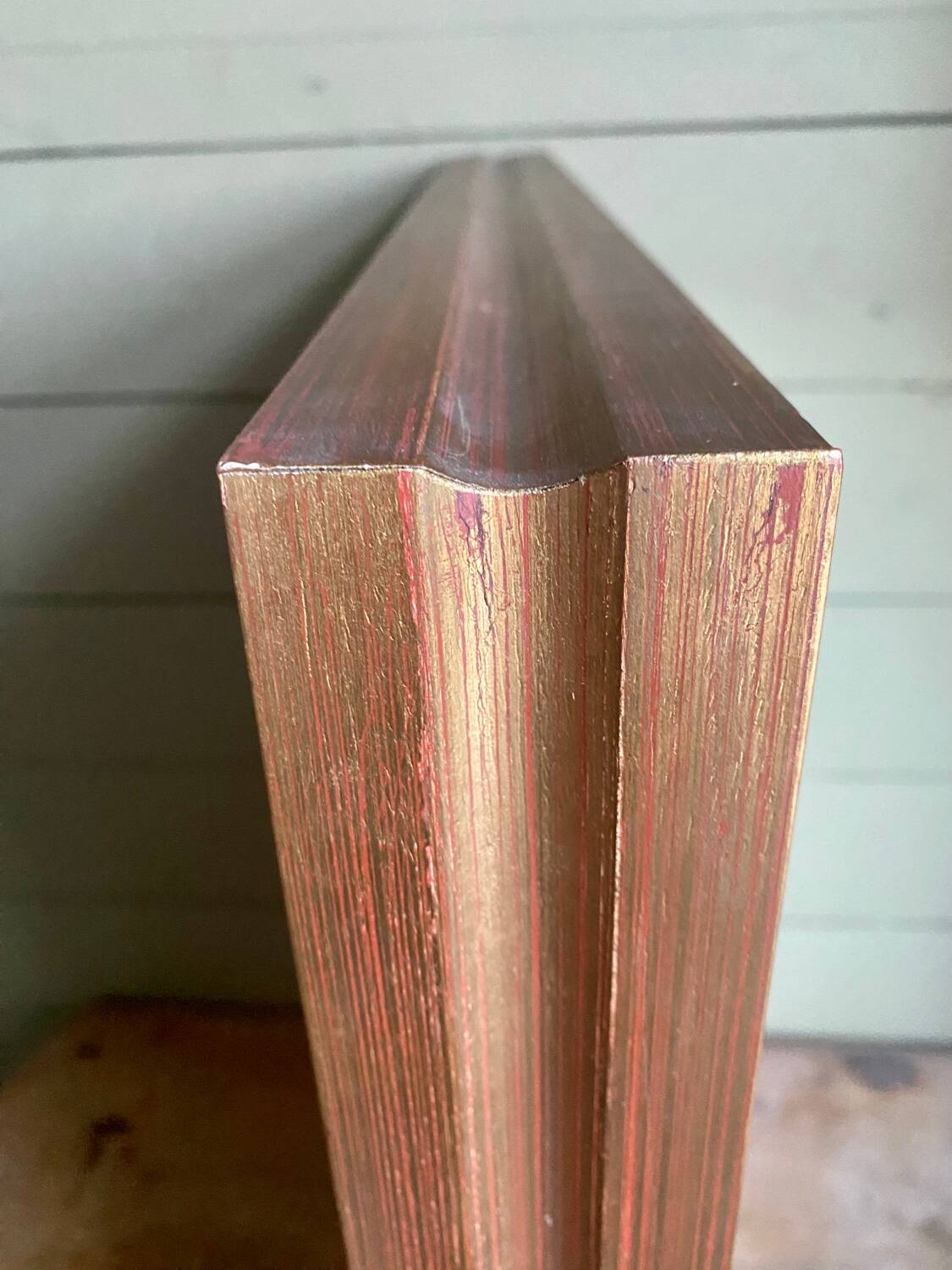 Large gilded wood mirror