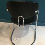 Chrome metal chair