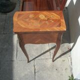 Inlaid and bronze dressing table