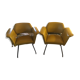 Fauteuils modèle prisme par Joseph André Motte