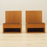 Set of hanging bedside cabinets, Danish design, 1960s, designer: Hans J. Wegner, manufacturer: Getam