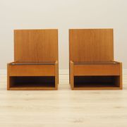 Set of hanging bedside cabinets, Danish design, 1960s, designer: Hans J. Wegner, manufacturer: Getam
