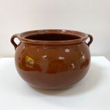 Glazed sandstone pot cover