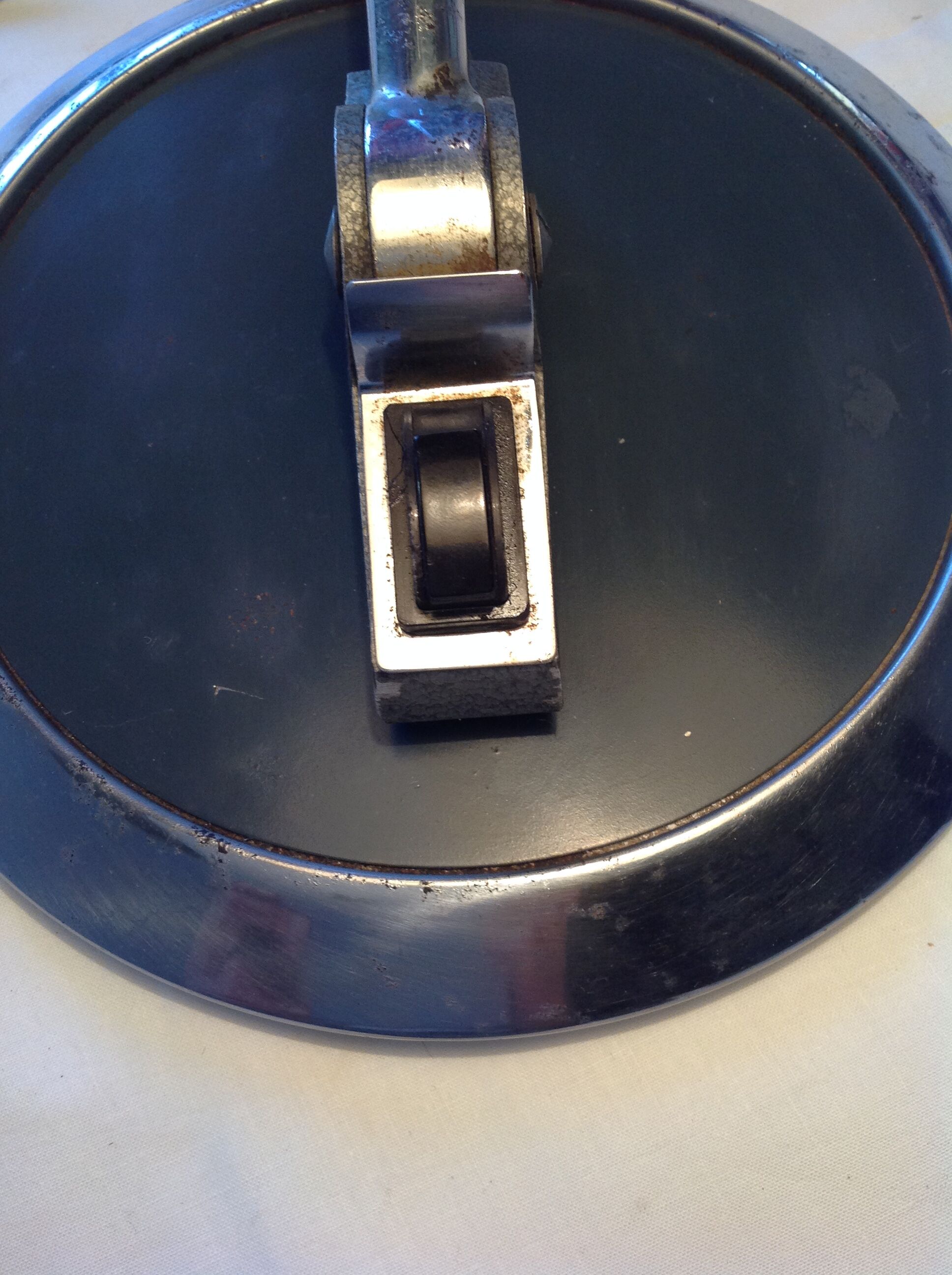 Vintage desk lamp, orientable, grey