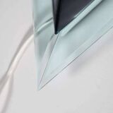 Minimalist 80s wall lamp, postmodern light fixture.