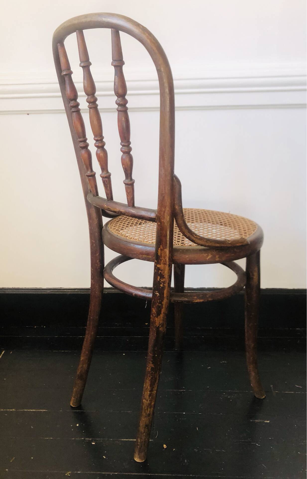 Pair of chairs signed Thonet
