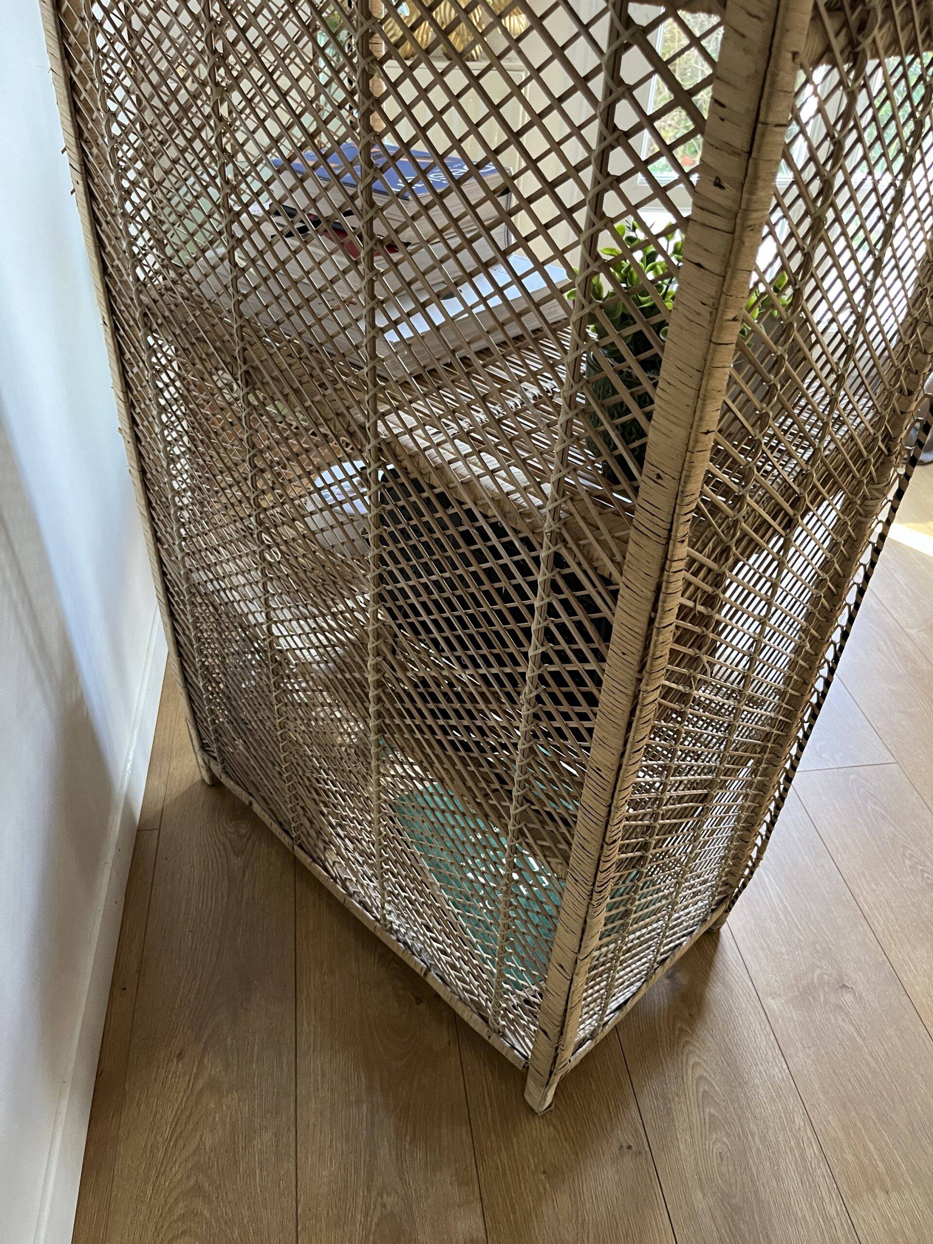 Very large vintage buri shelf