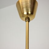 Midcentury glass pedant by kamenicky senov,1970s