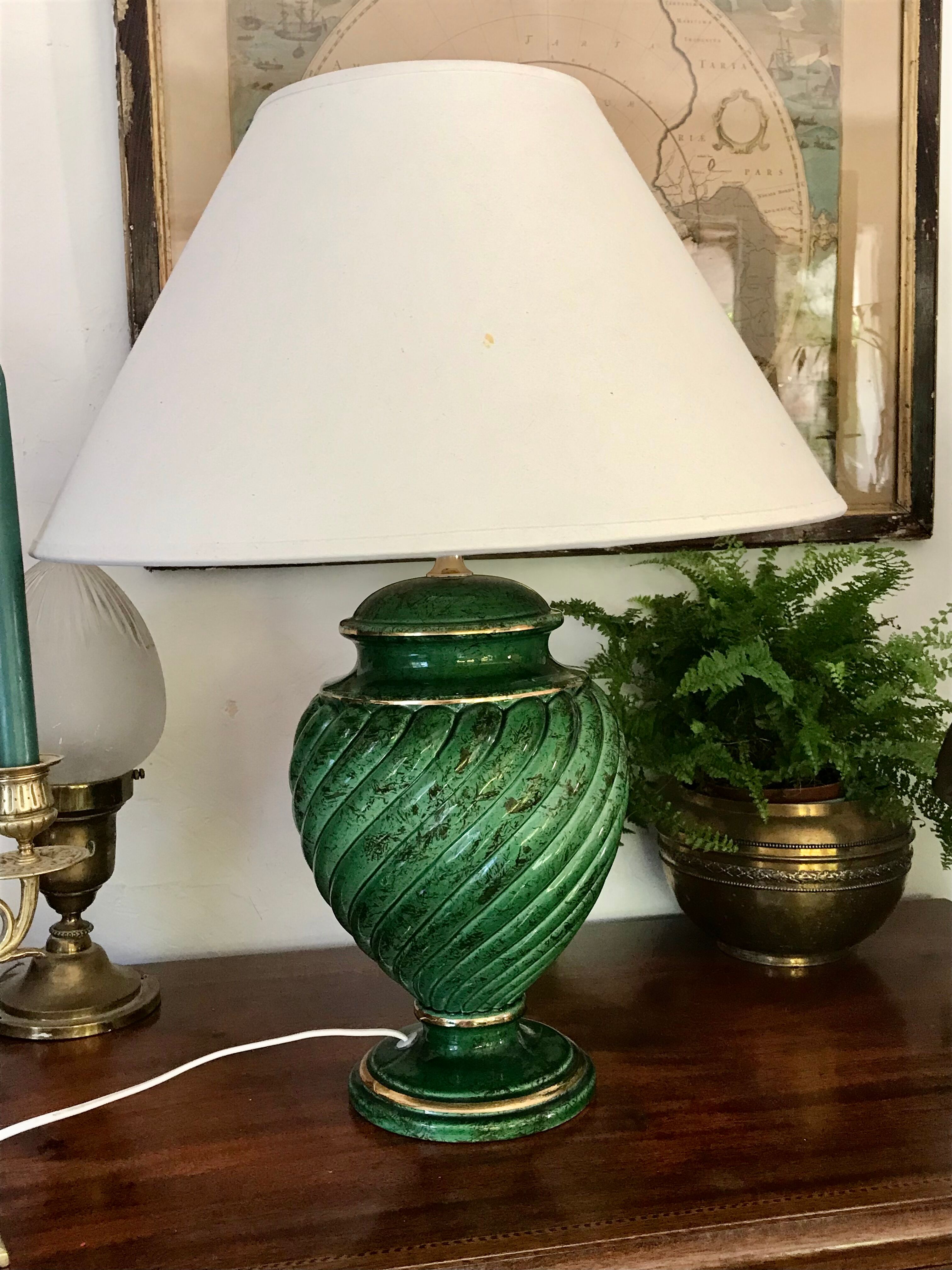 Vintage ceramic lamp