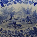 3 plats raviers Villeroy & Boch  faïence ancienne  366112 Burgenland Bleu
