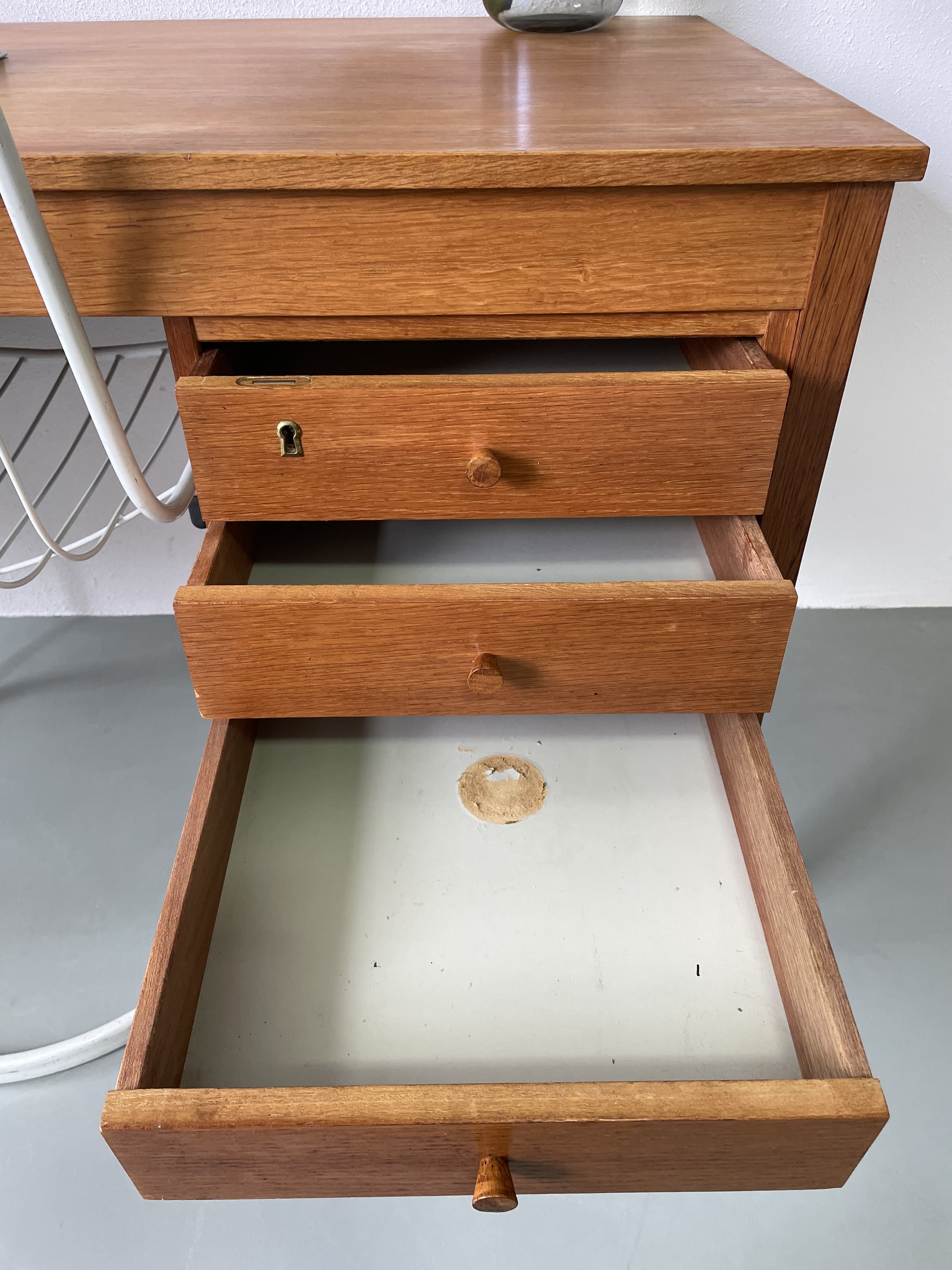 Danish desk in oak