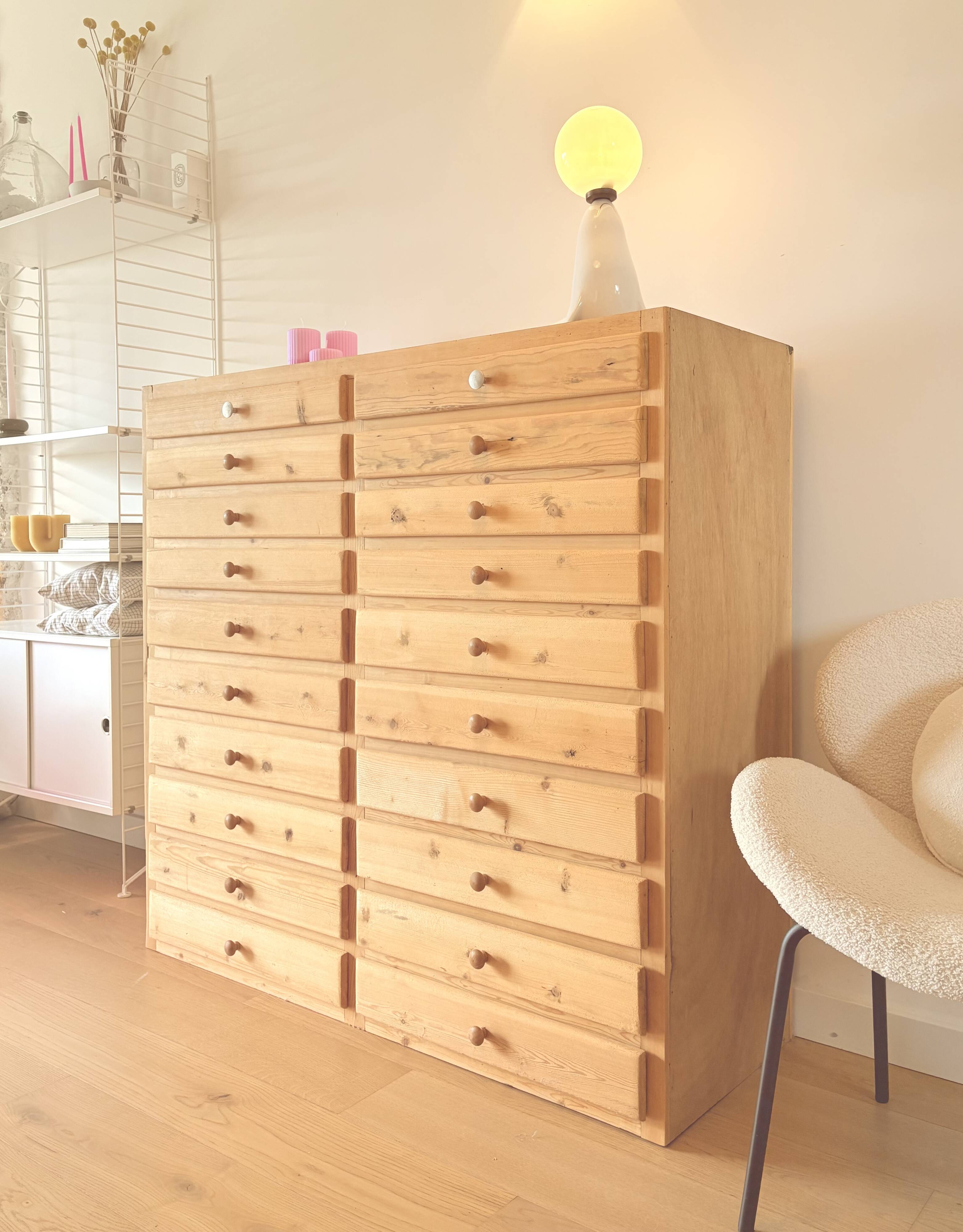 Light pine workshop furniture