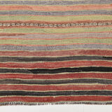 Wool on cotton kilim rug 202x166cm