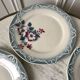 Set of 4 flat plates Digoin Sarreguemines model "Orthez" years 20-30