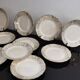 White and golden dessert plates Villeroy and Boch