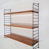 String vintage light wood shelf, 1960s