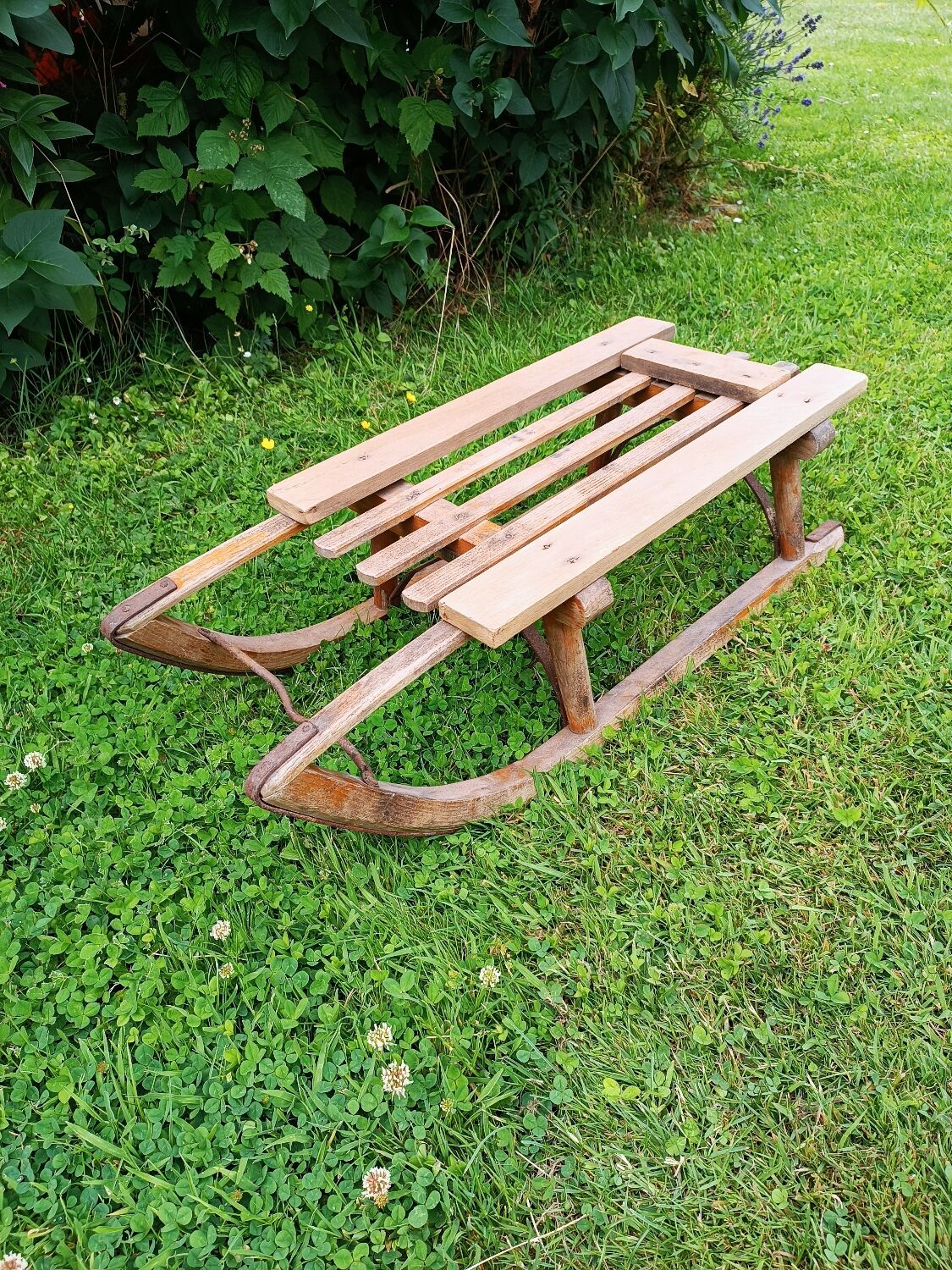 Wooden sledge