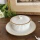 Sucrier en porcelaine fine Mehun