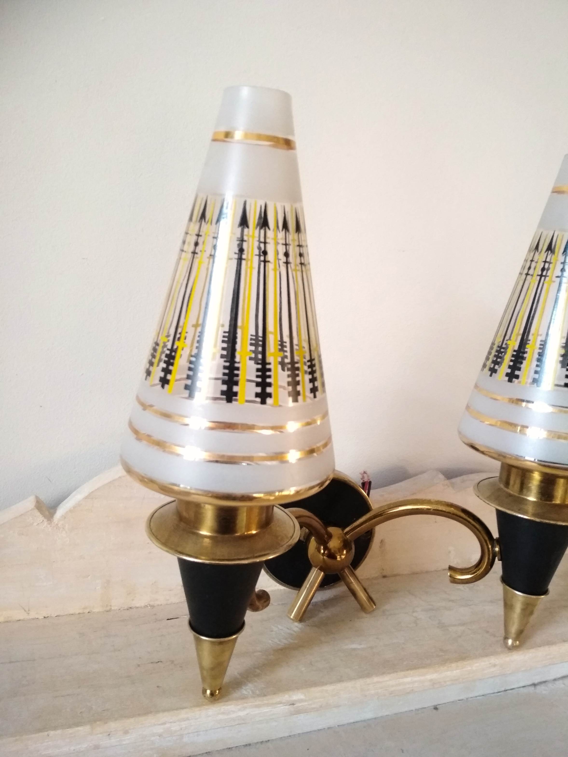 Vintage wall lamp from the 50s