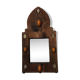 Miroir ancien en bois 56 x 30 cm