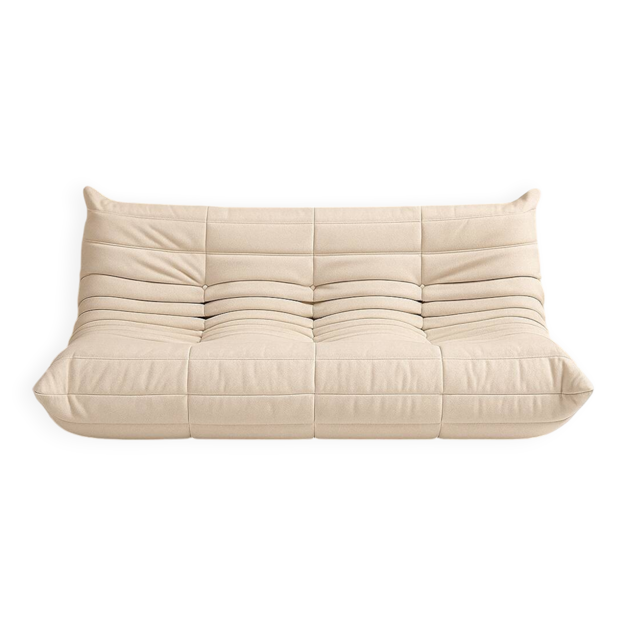 Togo 3-seater Ivory white Roset Michel Ducaroy
