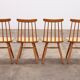 4 Dining room chairs made by Asko, 1960 Finland