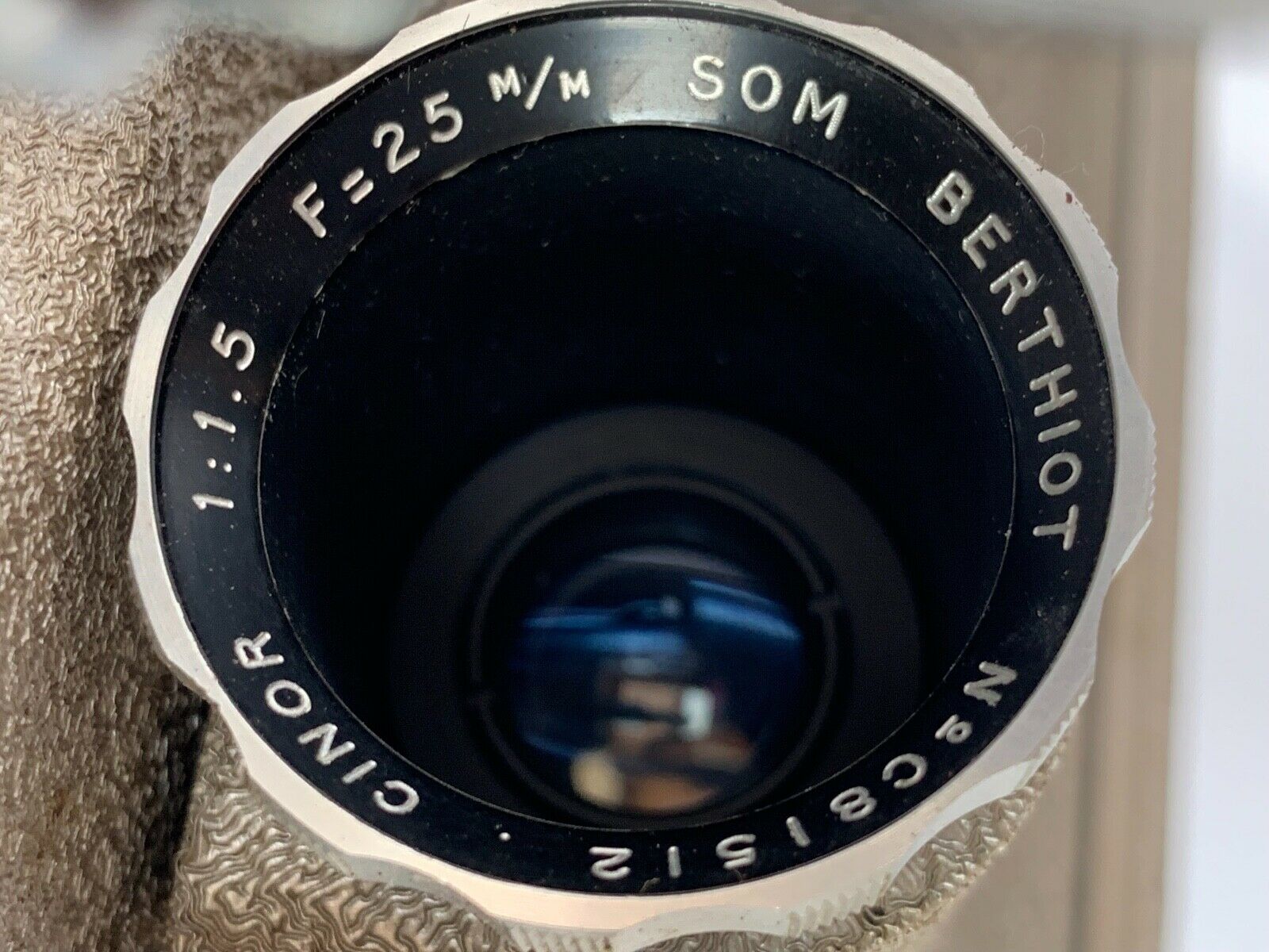 Mallette projector ercsam malex type s no. 55678 objective berthiot