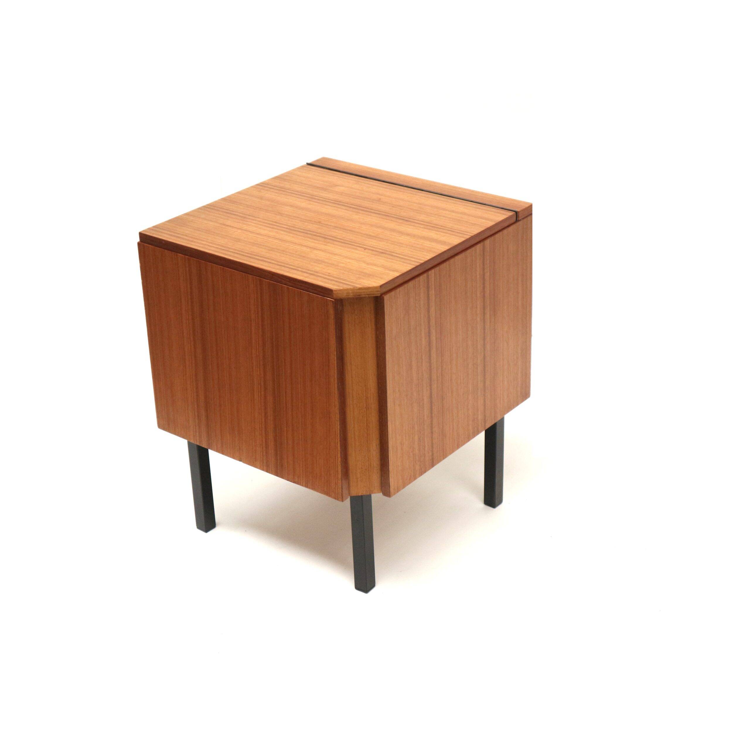 Vintage cabinet with flap, made in the 1960s