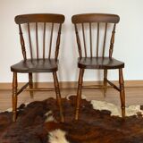 Pair of bistro chairs