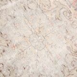 3x6 Rug For Laundry Room Red Beige Antique Vintage Rug, 110x193Cm SK 2797