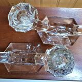 Pair of Val saint Lambert candlesticks