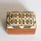 Old wooden box and mother-of-pearl
