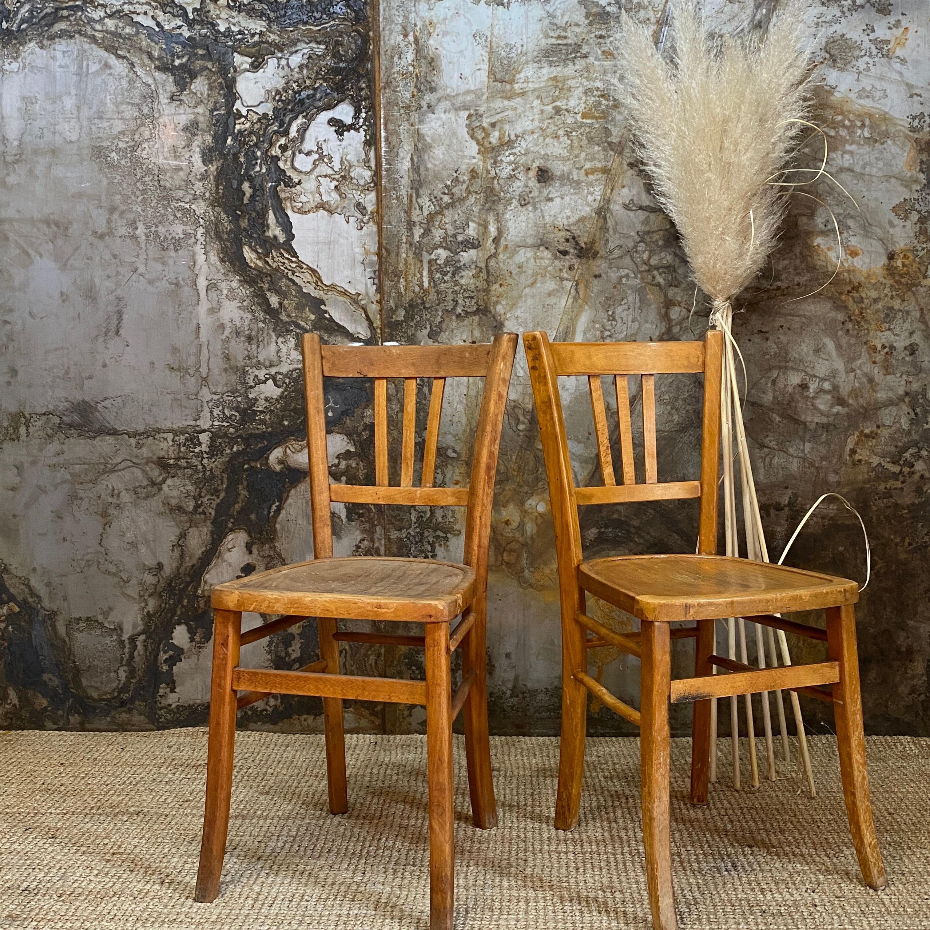 Pair of bistro chairs
