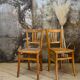 Pair of bistro chairs