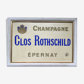 Advertising champagne rothschild 1910