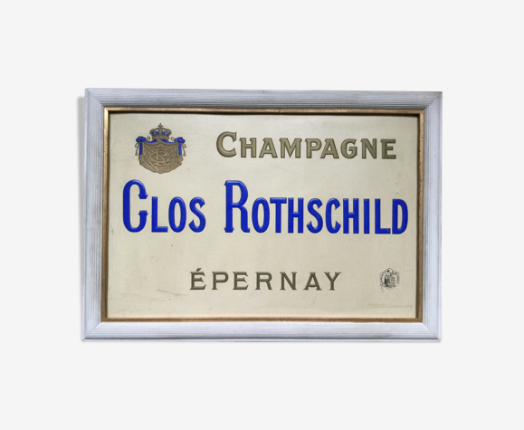 Publicité champagne rothschild 1910