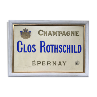 Advertising champagne rothschild 1910