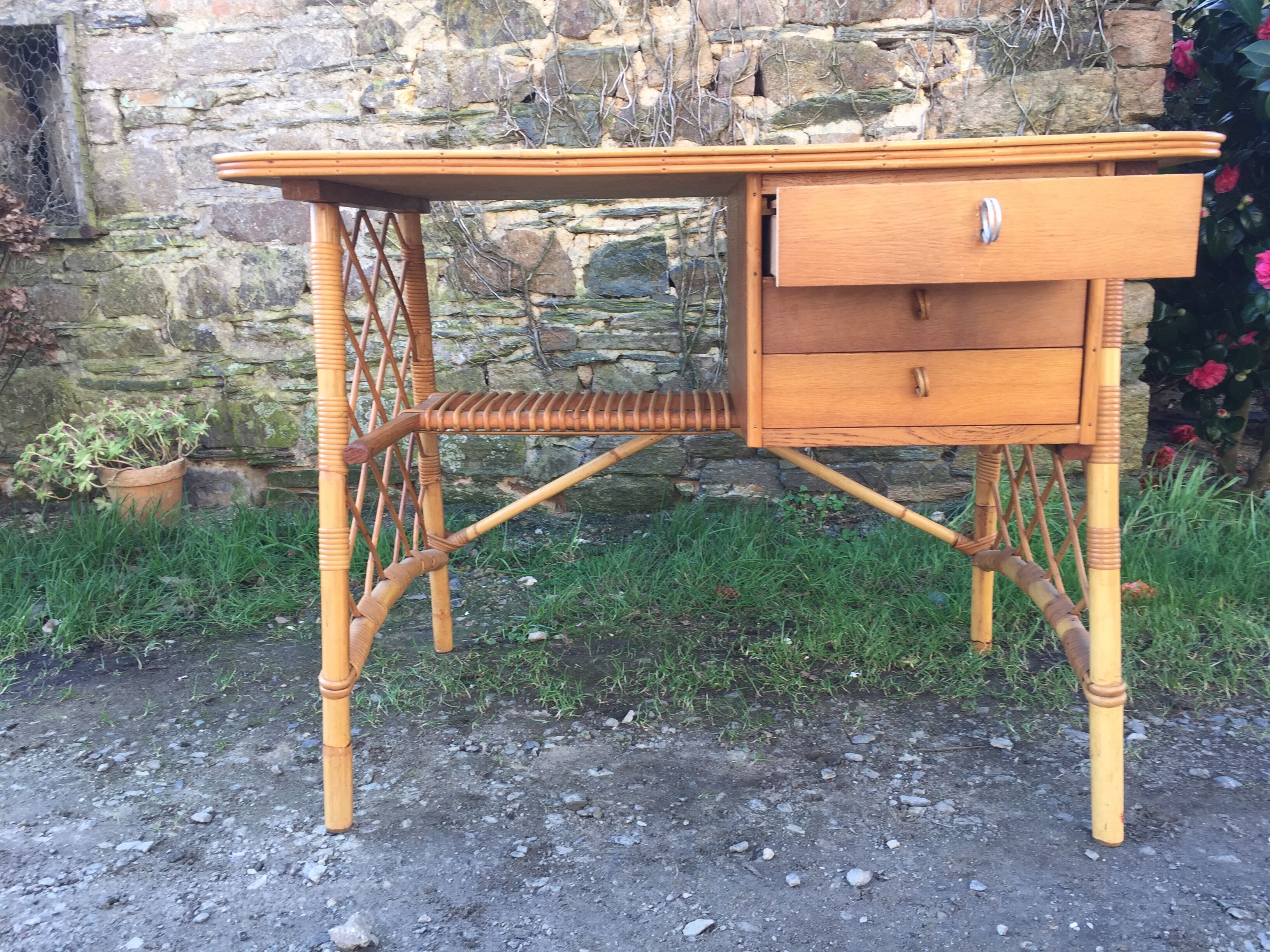Bamboo desk