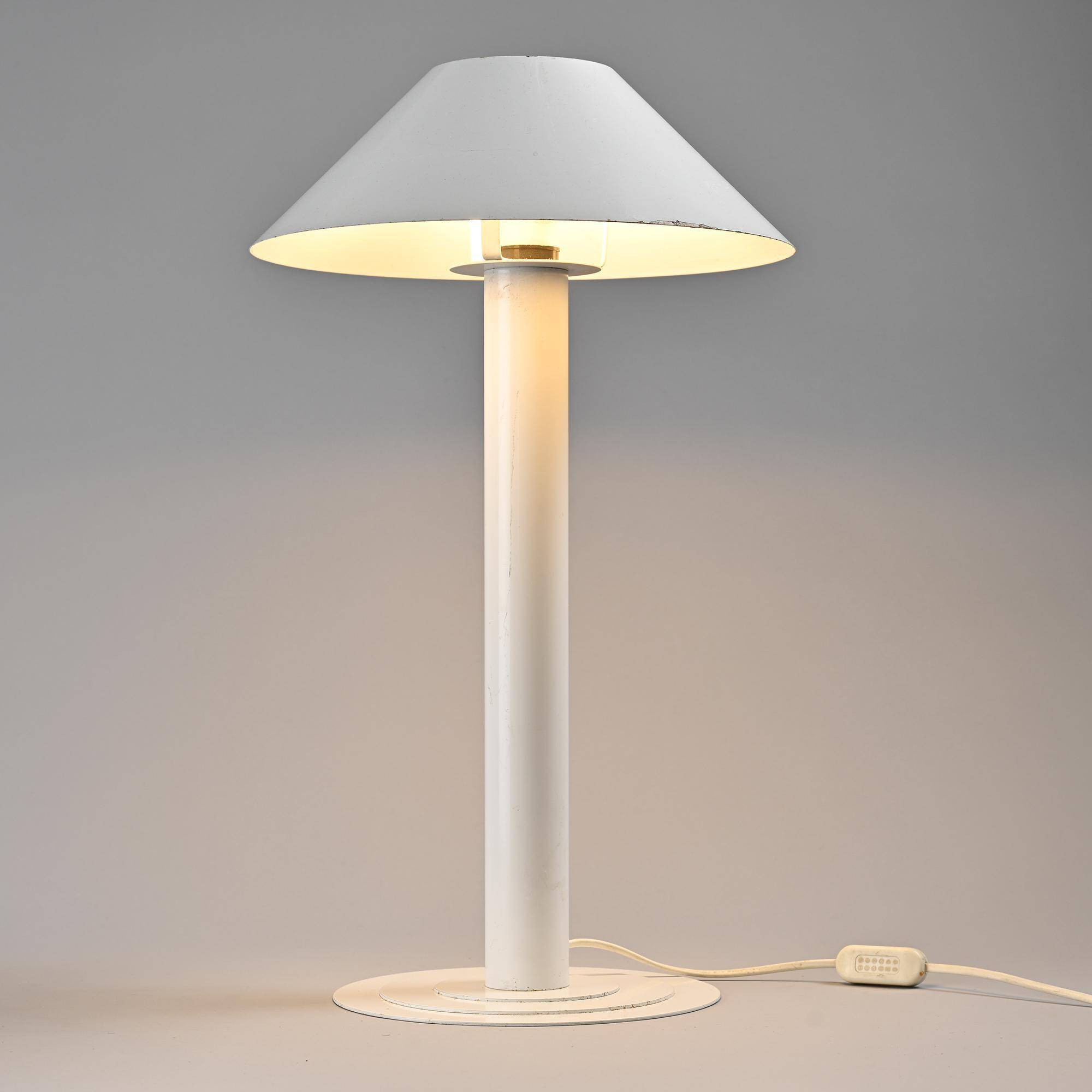 Table lamp by Bent Karlby for Lyfa, circa 1980.