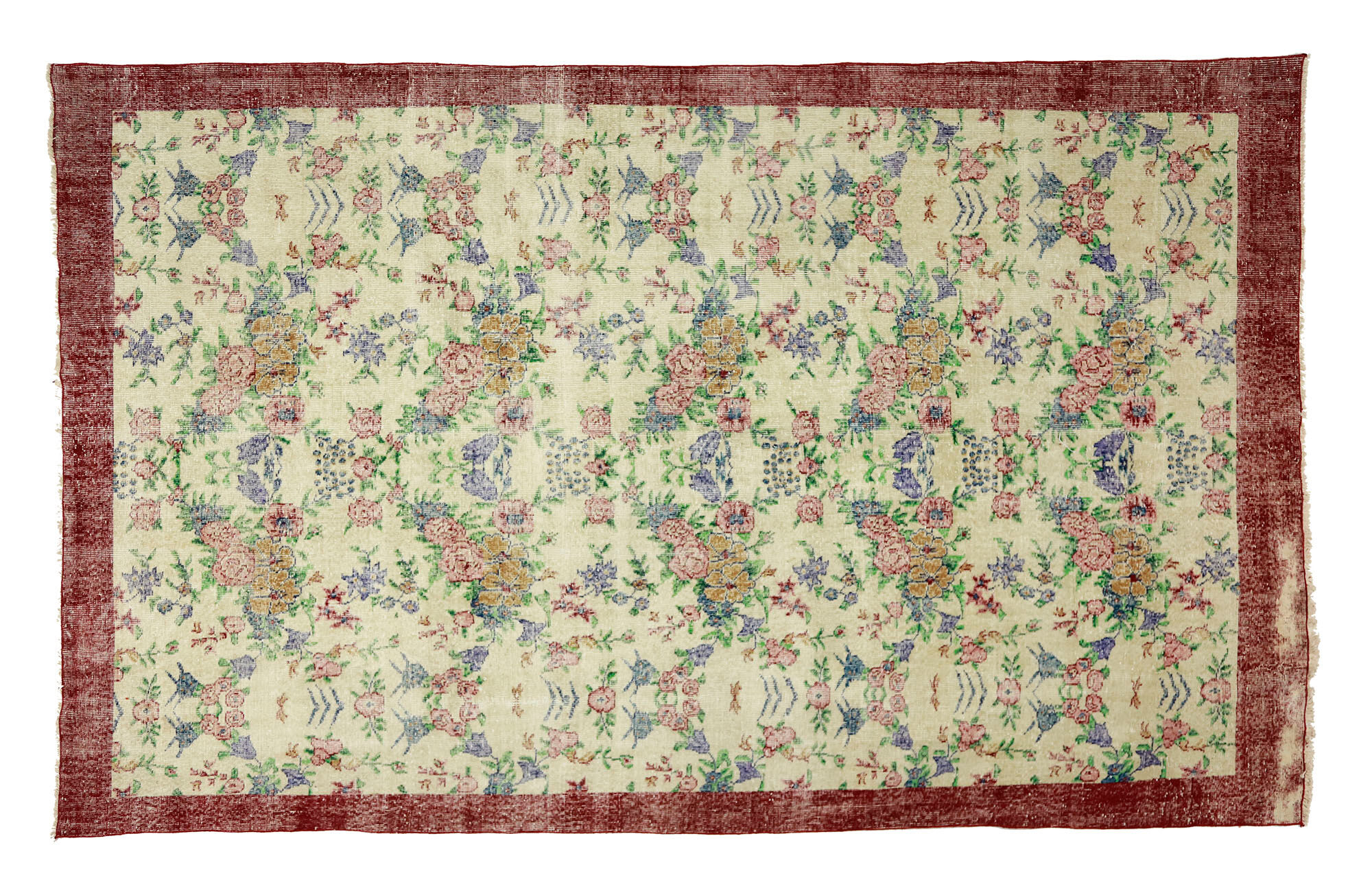 Tapis vintage anatolien fait main 322 cm x 198 cm