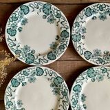 4 Nénuphar plates R & A Salins