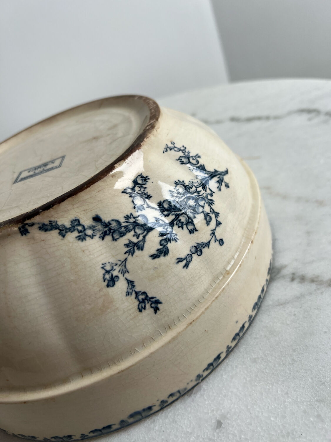 Large Sarreguemines Carmen Salad Bowl