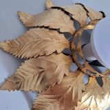 Gold metal ceiling light