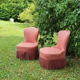 Pair of toad armchairs