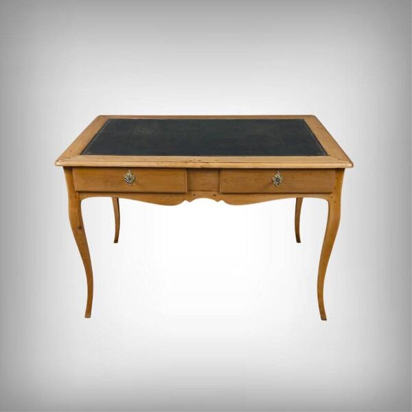 Petit bureau en pommier et merisier, époque Louis XV – XVIIIe