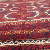 Artisanal orient rug pure vintage wool - 102cm x 204cm