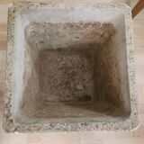 Big Concrete Planter early XX th, with Art Nouveau motif