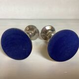 Pair of small silver candlesticks