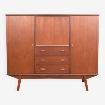 Mid-Century Danish Teak Highboard, 1960s.