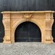 Napoleon iii style lamartine yellow marble fireplace circa 1880